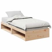 vidaXL Dagbädd utan madrass 90x200 cm massiv furu