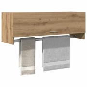 vidaXL Garderob ek 100x32,5x35 cm konstruerat trä