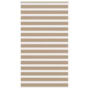 vidaXL Rullgardin zebra 135x200 cm tyg bredd 130,9 cm polyester