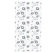 vidaXL Rullgardin för dusch 140x240 cm tyg bredd 136 cm