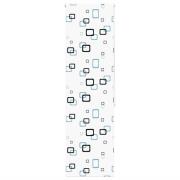 vidaXL Rullgardin för dusch 80x240 cm tyg bredd 76 cm