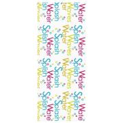 vidaXL Rullgardin för dusch 100x240 cm tyg bredd 96 cm