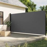 vidaXL Utdragbar sidomarkis antracit 200x300 cm