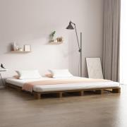 vidaXL Pallsäng 150x200 cm massiv furu honungsbrun