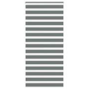 vidaXL Rullgardin zebra mörkgrå 115x200 cm tyg bredd 110,9cm polyester