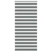 vidaXL Rullgardin zebra mörkgrå 100x200 cm tyg bredd 95,9 cm polyester