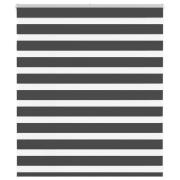 vidaXL Rullgardin zebra svart 120x100 cm tyg bredd 115,9cm polyester