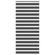 vidaXL Rullgardin zebra svart 100x230 cm tyg bredd 95,9 cm polyester