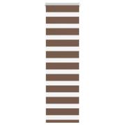vidaXL Rullgardin zebra brun 40x150 cm tyg bredd 35,9 cm polyester