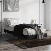 VidaXL Sängram svart 75x190 cm konstruerat trä