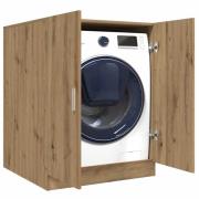 vidaXL Tvättmaskinsskåp artisan ek 70,5x71,5x91,5 cm