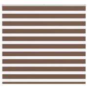 vidaXL Rullgardin zebra brun 165x100 cm tyg bredd 160,9 cm polyester