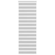 vidaXL Rullgardin zebra ljusgrå 85x200 cm tyg bredd 80,9 cm polyester