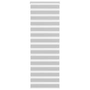 vidaXL Rullgardin zebra ljusgrå 80x230 cm tyg bredd 75,9 cm polyester
