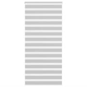 vidaXL Rullgardin zebra ljusgrå 105x200 cm tyg bredd 100,9cm polyester