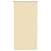 vidaXL Rullgardin mörkläggningsbeige 75x150 cm tyg bredd 70,7 cm