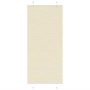 vidaXL Plisserad persienn cremefärgad 95x200 cm tyg bredd 94,4 cm