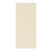 vidaXL Plisserad persienn cremefärgad 85x200 cm tyg bredd 84,4 cm