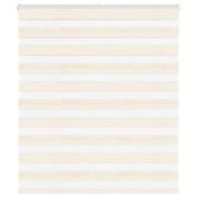 vidaXL Rullgardin zebra 135x150 cm tyg bredd 130,9 cm polyester