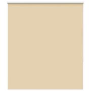 vidaXL Rullgardin mörkläggningsbar beige 130x175 cm tyg bredd 126,6 cm