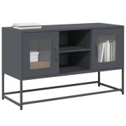 vidaXL TV-skåp antracit 100,5x39x60,5 cm stål