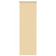 vidaXL Rullgardin mörkläggningsbeige 45x130 cm tygbredd 40,7 cm