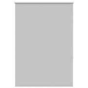 vidaXL Rullgardin mörkläggning ljusgrå 110x130 cm tygbredd 105,7 cm