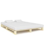 vidaXL Pallsäng utan madrass 180x200 cm massiv furu