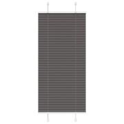 vidaXL Plisserad persienn svart 60x150cm tyg bredd 59,4cm polyester