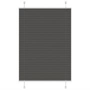 vidaXL Plisserad persienn svart 85x150 cm tyg bredd 84,4 cm polyester