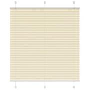 vidaXL Plisserad persienn cremefärgad 115x150 cm tyg bredd 114,4cm
