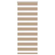 vidaXL Rullgardin zebra 55x150 cm tyg bredd 50,9 cm polyester