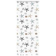 vidaXL Duschrullgardin med kassett 110x240 cm tyg bredd 106 cm