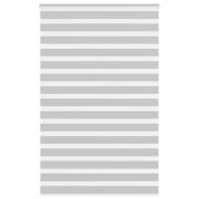 vidaXL Rullgardin zebra ljusgrå 145x230 cm tyg bredd 140,9cm polyester