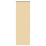 vidaXL Rullgardin mörkläggningsbeige 50x130 cm tyg bredd 45,7 cm