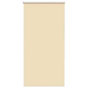 vidaXL Rullgardin mörkläggningsbeige 85x175 cm tyg bredd 80,7 cm