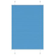 vidaXL Plisserad persienn blå 85x150 cm tyg bredd 84,4 cm polyester