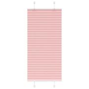 vidaXL Plisserad persienn rosa 65x150cm tyg bredd 64,4cm polyester
