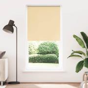 vidaXL Rullgardin mörkläggningsbeige 115x210 cm tyg bredd 110,7 cm