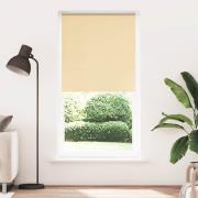 vidaXL Rullgardin mörkläggningsbeige 95x230 cm tyg bredd 90,7 cm