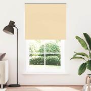 vidaXL Rullgardin mörkläggningsbeige 120x230 cm tyg bredd 116,6 cm