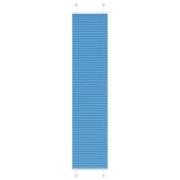vidaXL Plisserad persienn blå 45x200cm tyg bredd 44,4cm polyester