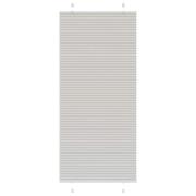 vidaXL Plisserad persienn ljusgrå 100x200 cm tyg bredd 99,4 cm