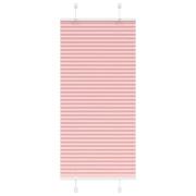 vidaXL Plisserad persienn rosa 60x150cm tyg bredd 59,4cm polyester