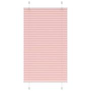 vidaXL Plisserad persienn rosa 70x150 cm tyg bredd 69,4 cm polyester