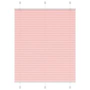 vidaXL Plisserad persienn rosa 110x100 cm tyg bredd 109,4cm polyester