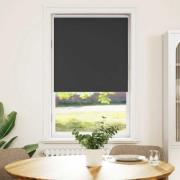 vidaXL Rullgardin mörkläggning svart 75x150 cm tyg bredd 70,7 cm