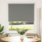vidaXL Rullgardin mörkläggning grå 95x130 cm tyg bredd 90,7 cm