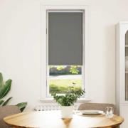 vidaXL Rullgardin mörkläggning grå 40x130 cm tyg bredd 35,7 cm