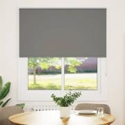 vidaXL Rullgardin mörkläggning grå 130x150 cm tyg bredd 126,6 cm